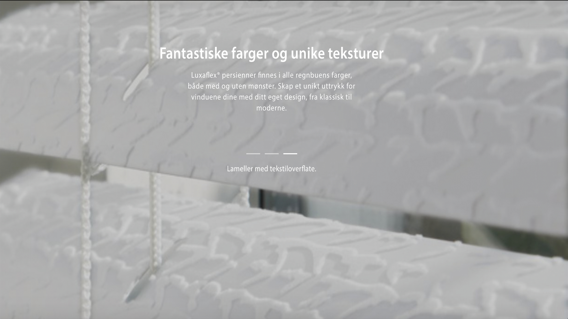 Lameller med tekstiloverflate