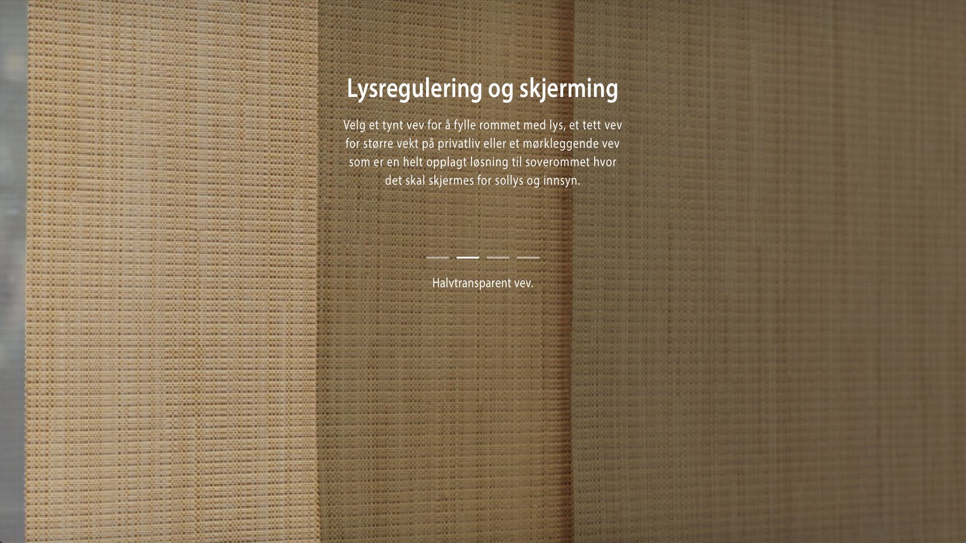 Lysregulering og skjerming