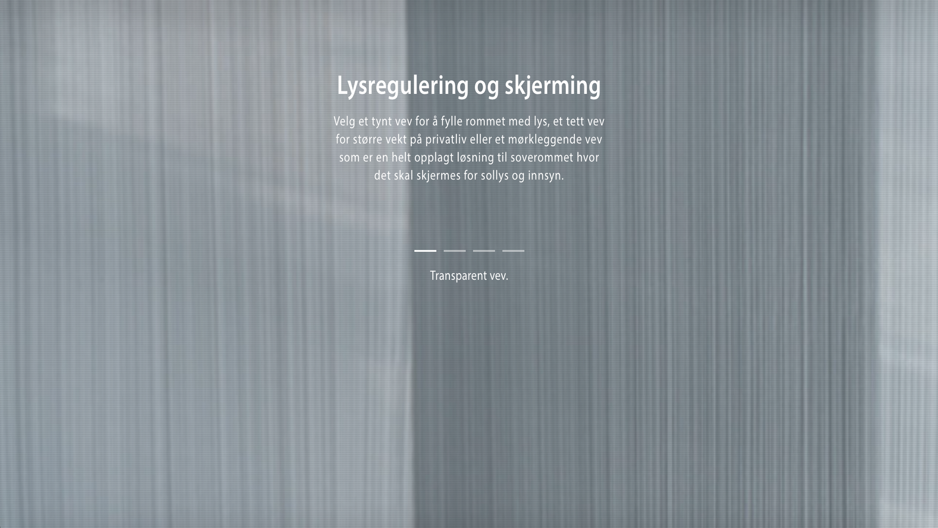 Lysregulering og skjerming